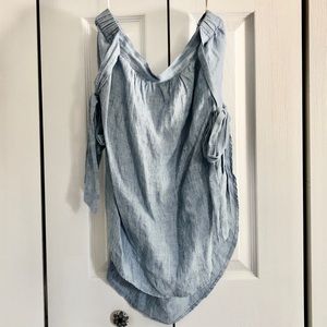 Trovata Linen Strapless blouse